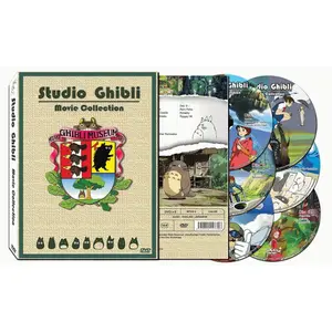 Hayao Miyazaki & Studio Ghibli Deluxe Edition 17 Best Movie Collection 6 Disc Anime Classic World Enchanting Ages