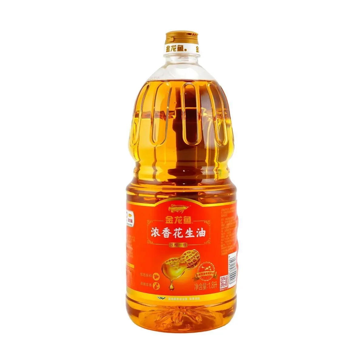 JINLONGYU Premium Peanut Oil 1.8L - Perfect for Cooking and Frying