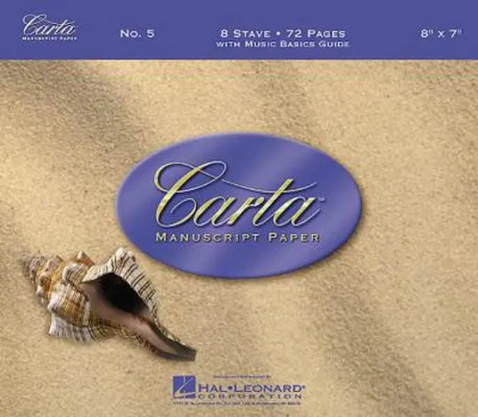 USED-Carta Manuscript Paper No. 5 - Children's (Spiral-bound)