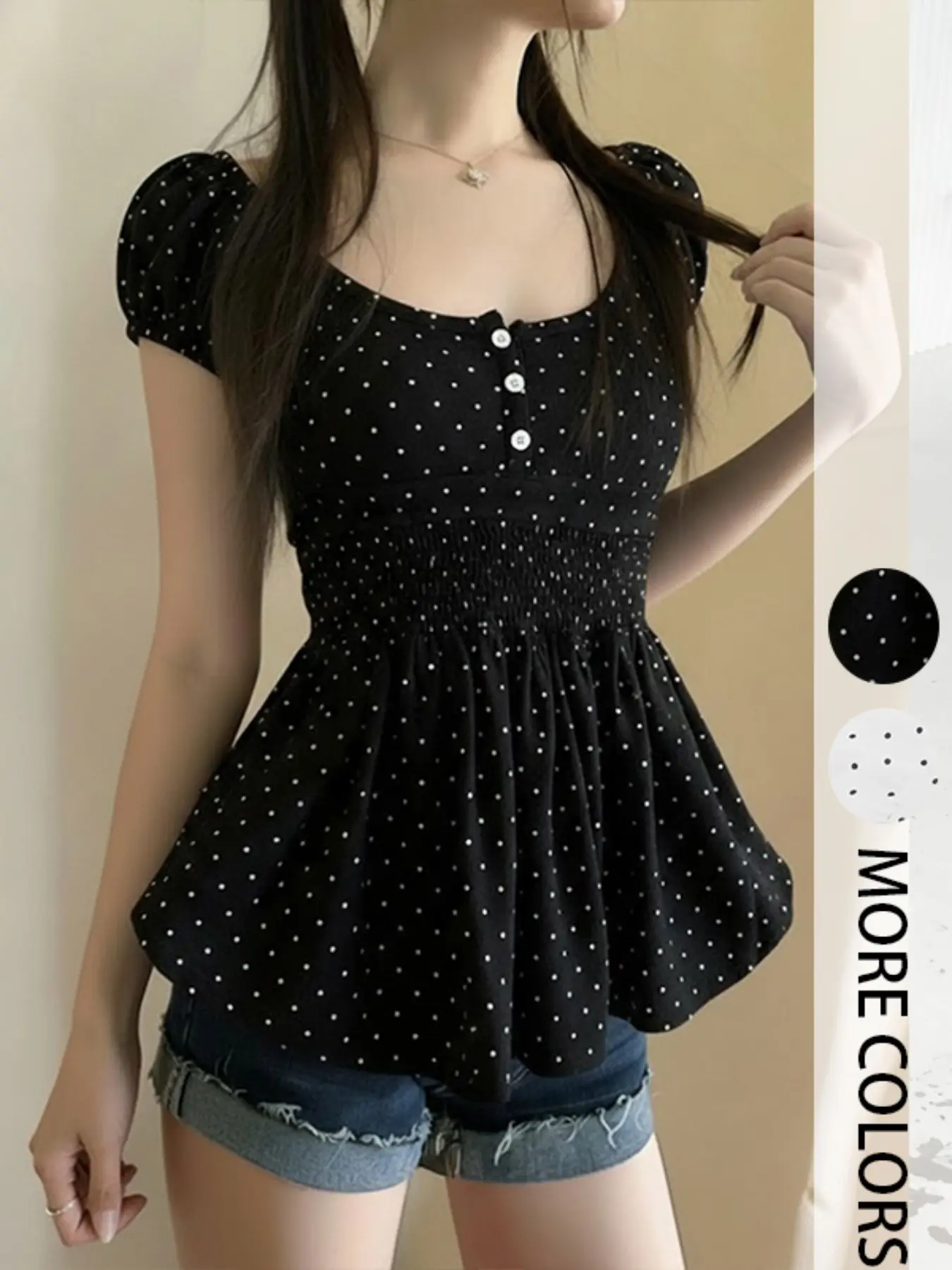 Black baby doll top - TikTok Shop