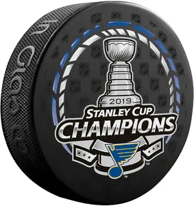 St. Louis Blues Unsigned 2019 Stanley Cup Champions Logo Hockey Puck - Fanatics Authentic Certified