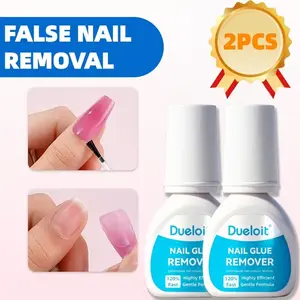 2PCS Fast Gel Nail Polish Remover:  3-5 MinRemoval - No Soaking/Foil Needed | Professional-GradeNail Care Remover for Quick, Clean Manicure Removal