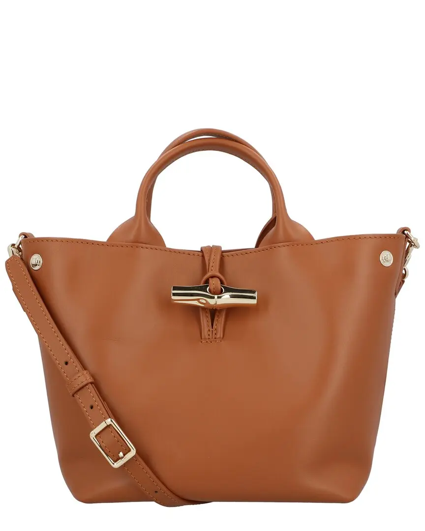 Longchamp Le Roseau Small Leather Handbag