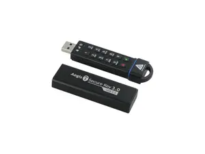 Apricorn Aegis Secure Key 240GB FIPS 140-2 Level 3 Validated USB 3.0 Flash Drive with PIN Access 256bit AES Encryption ASK3-240GB