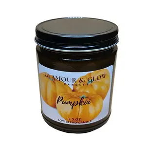 Fall Pumpkin Candle - Scented Aroma for Warm and Inviting Atmosphere in Your Home