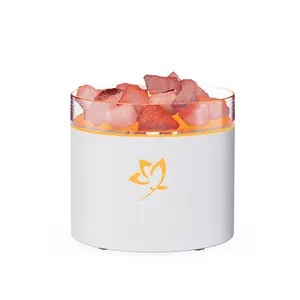 Volcanic Rock Aromatherapy Diffuser - Small Portable Spray Humidifier with Colorful Lights, About 6x5x10cm, Compact for Home Bedroom Desktop Use
