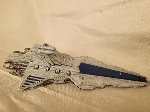 Armada Venator Class Star Destroyer(fully painted) with base and cards