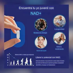 NAD - Resveratrol Berberine Hyaluronic Acid 500 mg Anti-aging Supplement