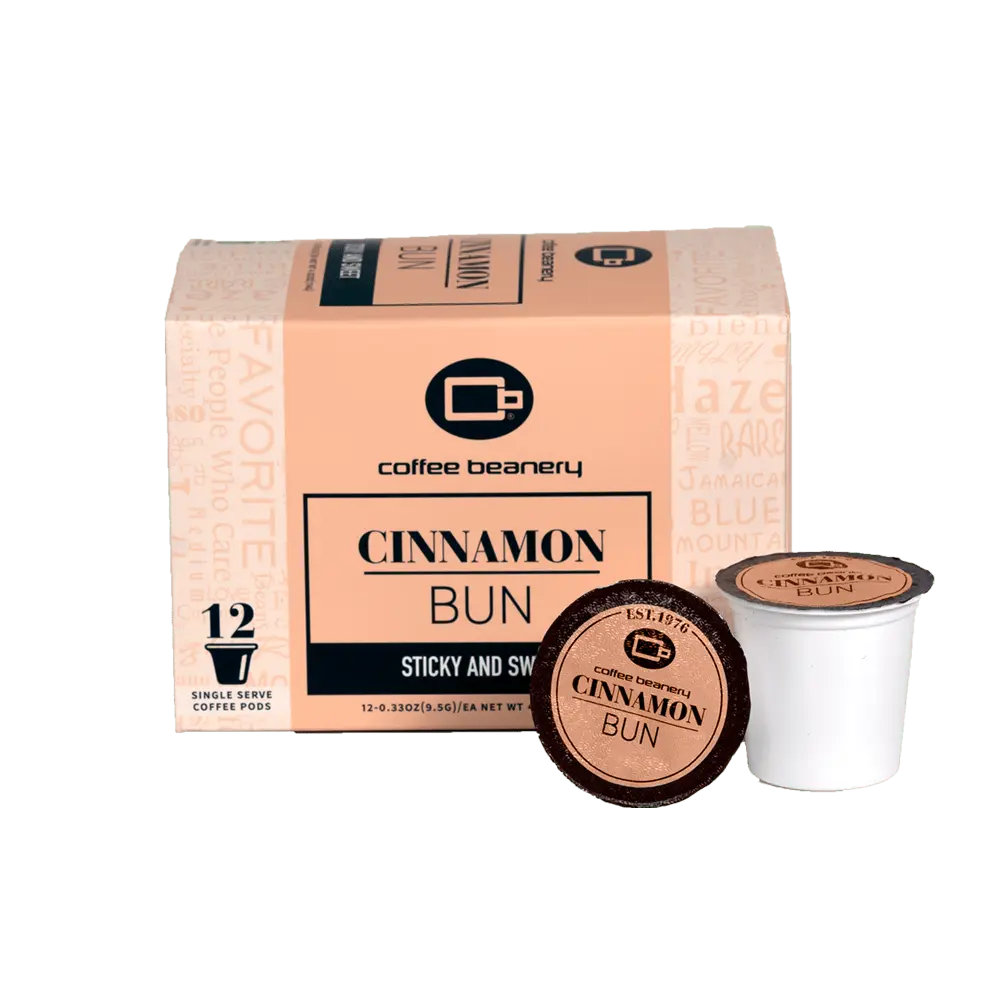 Cinnamon Bun Flavored Coffee Pods