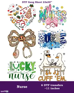 Nurse DTF Gang Sheet