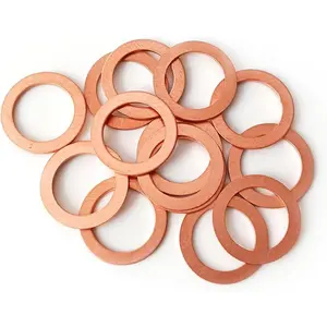 15 Pcs Oil Drain Plug Gasket-14mm OEM Copper Drain Plug Washer Gaskets-Compatible/Replacement For Oil Crush Washer,PN Part#: 007603-014106