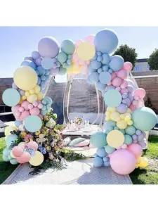 Macaron Colored Latex Balloons For Shower And Ice Cream Party Happy Birthday Decoration