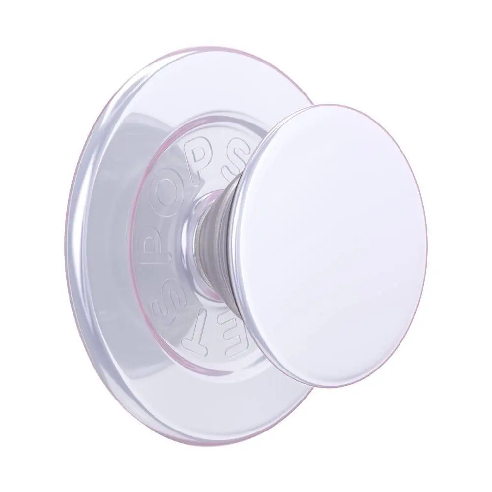 PopSockets Magnetic Phone Grip with MagSafe Magnetic Adapter Ring Included - Iridescent White