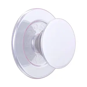 PopSockets Magnetic Phone Grip with MagSafe Magnetic Adapter Ring Included - Iridescent White