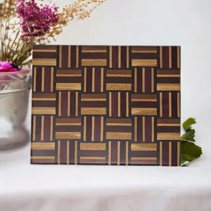 Unique custom handcrafted wood cutting board Basket Weave handmade cutting board wood cutting board  kitchen unique custom wood cutting board unforgettable wedding gift