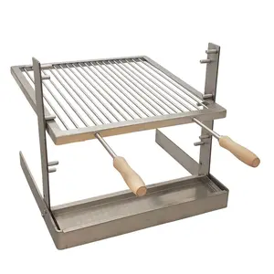 SpitJack ALL Stainless Tuscan Fireplace and Camping Grill