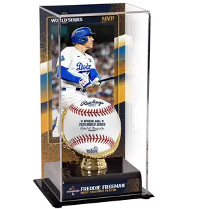 Freddie Freeman Los Angeles Dodgers 2024 MLB World Series Champions MVP Sublimated Display Case with Image
