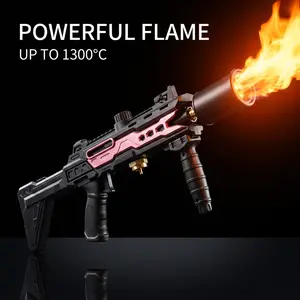 【No gas tank included】Power Grill Torch – Multi-Functional Propane Torch Gun for Barbecue, Baking, Pastry Finishing, Campfire, Weeding & Snow Removal  Camouflage Design Kitchen Tool