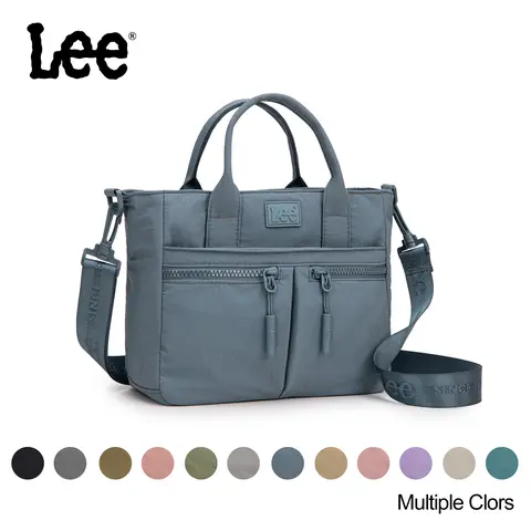 Lee Crossbody  Purse, made of water-resistant nylon material, featuring multiple separate pockets. It is very lightweight whether carried by hand or slung over the shoulder. Travel Bag