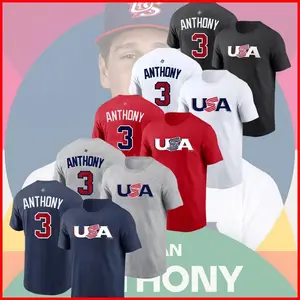 Roman Anthony #3 Team USA 2026 World Baseball TShirt