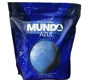 Mundo Azul Vida Divina Muscle Support and Recovery 30 Sachets Individuales 21,7 oz Suplemento Dietético