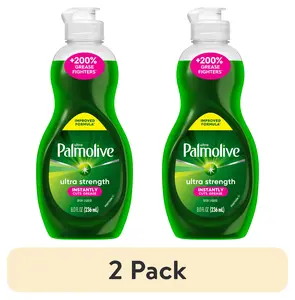 (2 Pack) Palmolive Ultra Strength Liquid Dish Soap, 8.0 Fl Oz Bottle Colgate-Palmolive Company