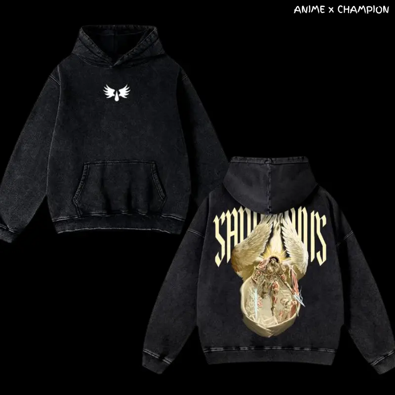 Sanguinius, Primarch of Blood Angels Legion Warhammer 40K Hoodie, new arrival in premium washed fabric, unisex casual fit, perfect gift for wargame fans and Warhammer collectors