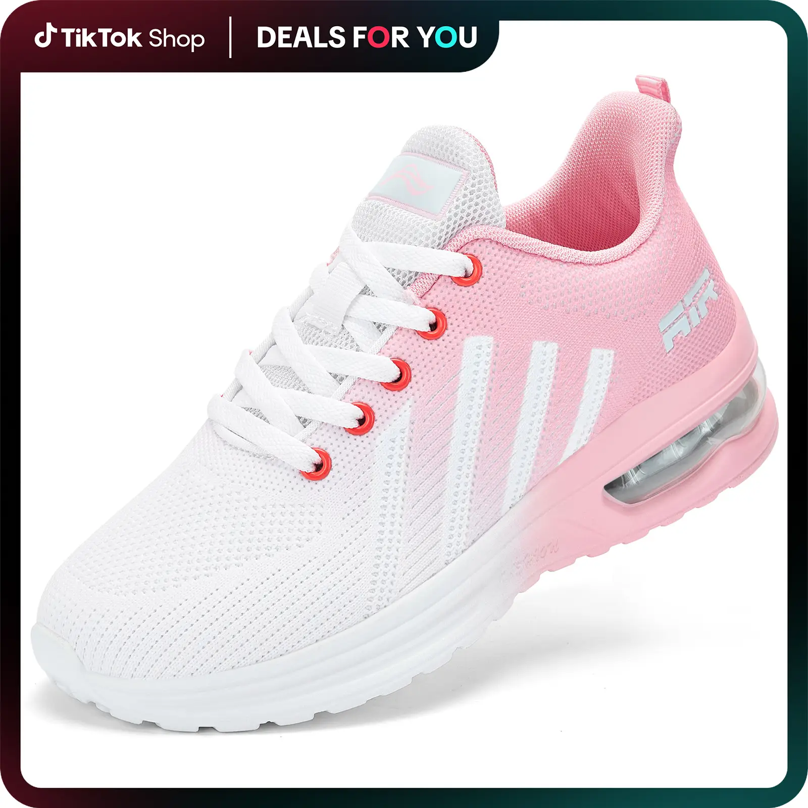Womens Air Running Shoes Womens Walking Shoes Lightweight Women Sneakers Air Cushion Tennis Shoes for Gym Workout Sports Speed Cleats Exercise Speed C