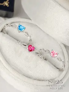 Cubic Zirconia Heart Decorative Dainty Ring, Elegant Women's Jewelry for Bridal and Daily Wear, Perfect Gift for Loved Ones