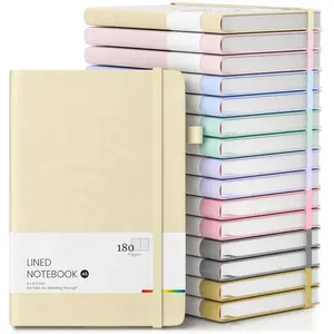 Lined Journal Notebook, 16 Pack, 180 Pages, A5 Journals for Writing, 100 GSM Thick Paper, Small Notebooks Daily Journal for Women Men Work, Business, School, Travel Supplies