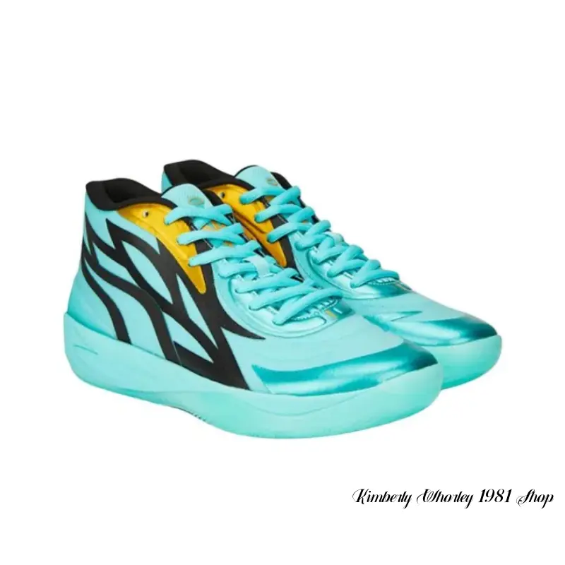 Lamelo basketball shoes, electric blue, fashionable and classic sports shoes, outdoor running shoes, comfortable basketball shoes