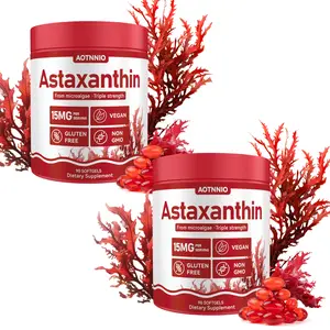 Premium Astaxanthin 15mg (90 Softgels) — Natural Eye Antioxidant Supplement,Suitable for Men and Women