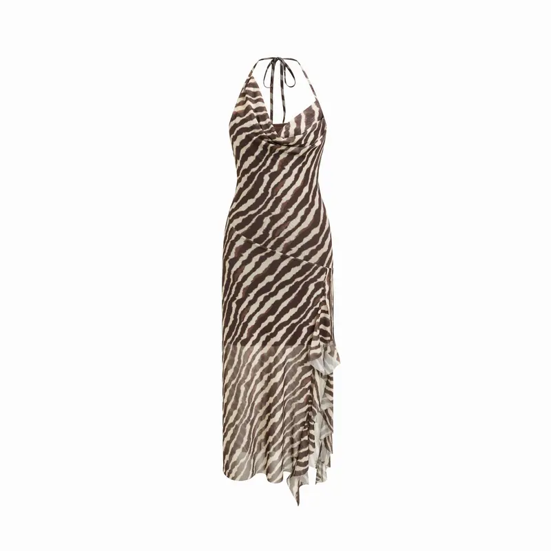 knee length dresses for ladies Juliana Maxi Dress Zebra main image 1