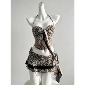Fashion Women Halter Neck 3 Piece Bikini Set Removable Padding Adjustable Straps Elegant Summer Beach Outfit Swimwear 2026 New