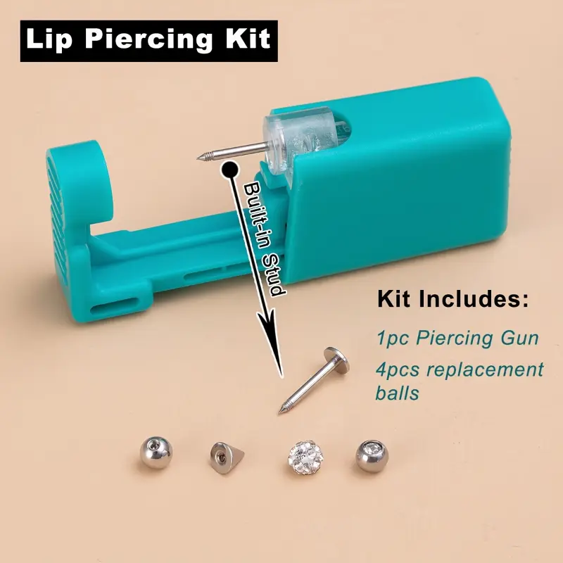 #EarPiercing #DisposableEarPiercing #DIYPiercing #PainlessPiercing #SelfPiercing 2/4  Labret  Raplace  16, Body Jewelry