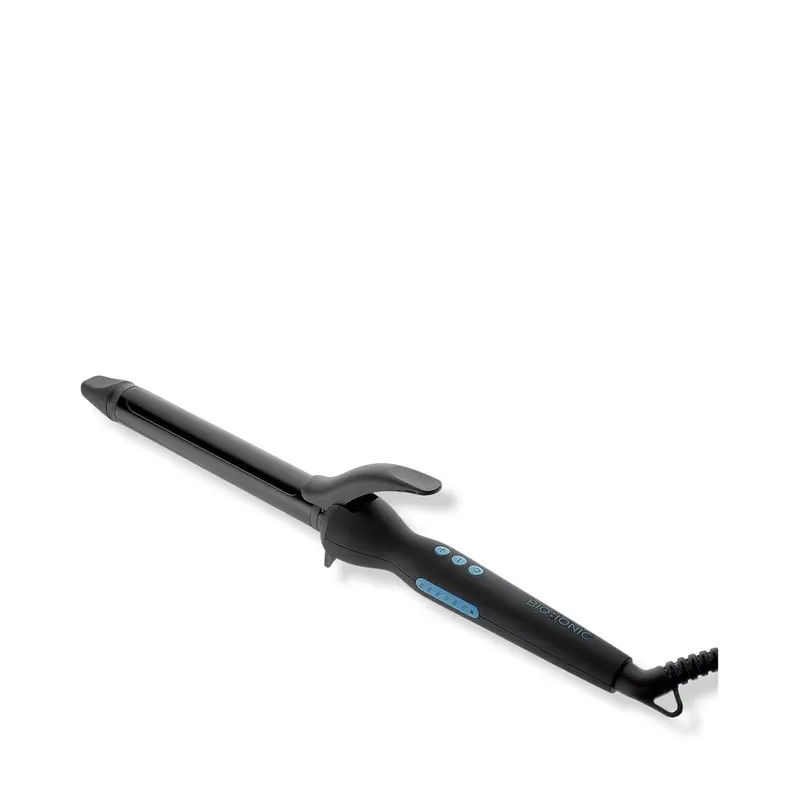Bio Ionic Long Barrel Curling Iron - Extended NanoIonic MX Technology Heated Round Styler, Professional Ceramic Dry Tool with Cool Touch Grip & Adjustable Heat Settings for Bouncy Styles, Long Barrel Curler, Curling Irons
