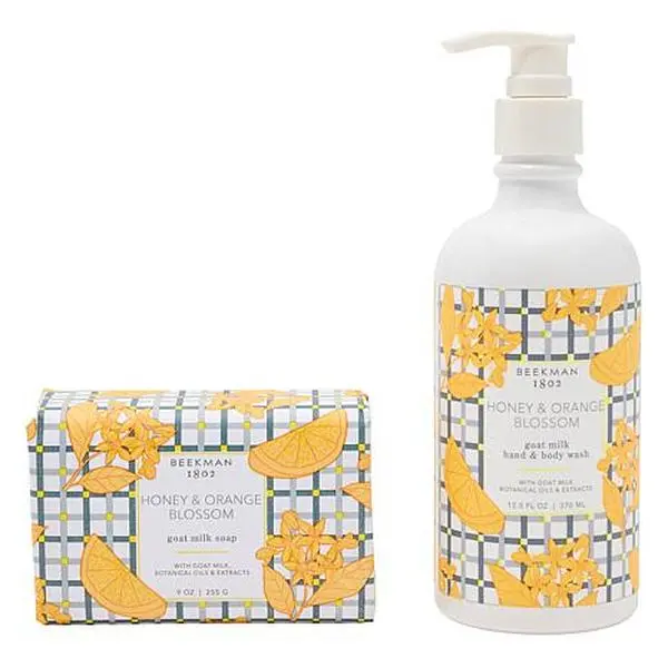 Beekman 1802 Goat Milk Body Cleansing Duo - Honey Orange Blossom