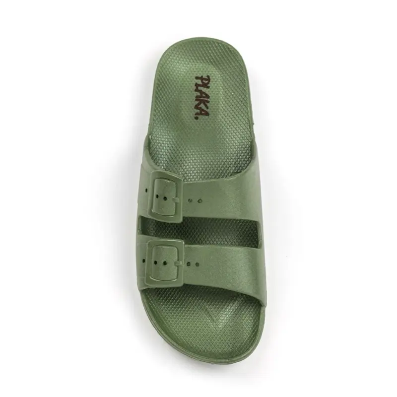 PLAKA Sandals - Women's Flat Summer Footwear with Comfortable Fit and Adjustable Straps - Walking Shoes, Girl, Pu