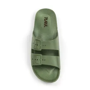 PLAKA Sandals - Women's Flat Summer Footwear with Comfortable Fit and Adjustable Straps - Walking Shoes, Girl, Pu