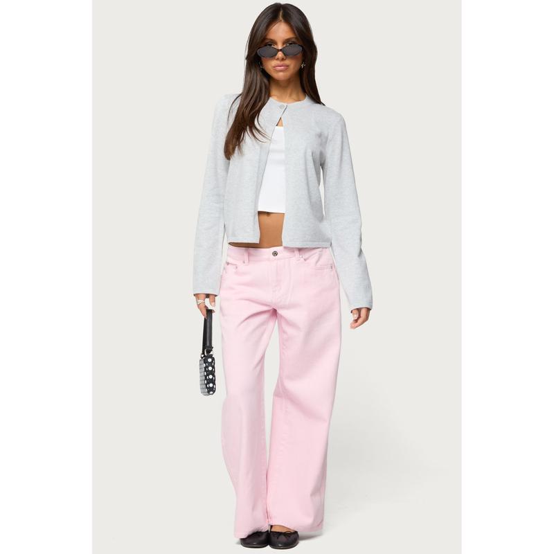 Jenie Split Front Knit Cardigan