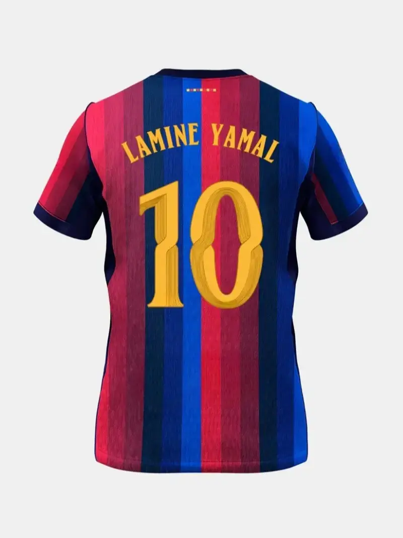 Unisex Collectible Sports Apparel Yamal 2026-2027 Home Player Jersey - Spain League