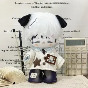Super Cute 20cm Doll Outfit Kawaii Fashion Cotton Doll Clothes Set, Soft Plush Dress Up Costume for 20cm Plush Dolls