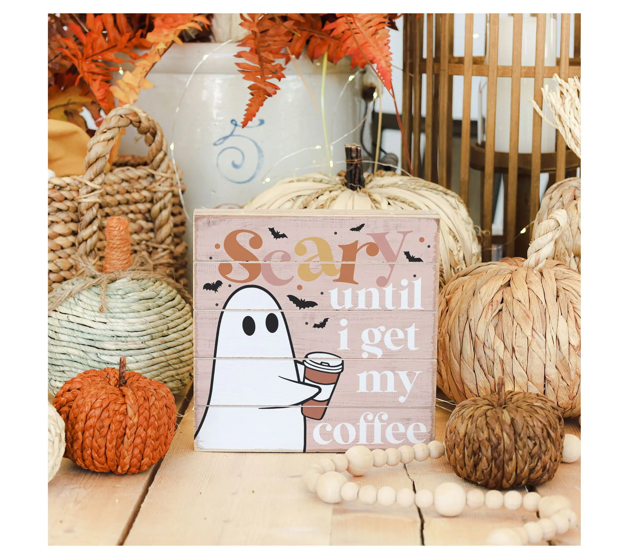 Sincere Surroundings 8" Scary Until Coffee Pallet Petite