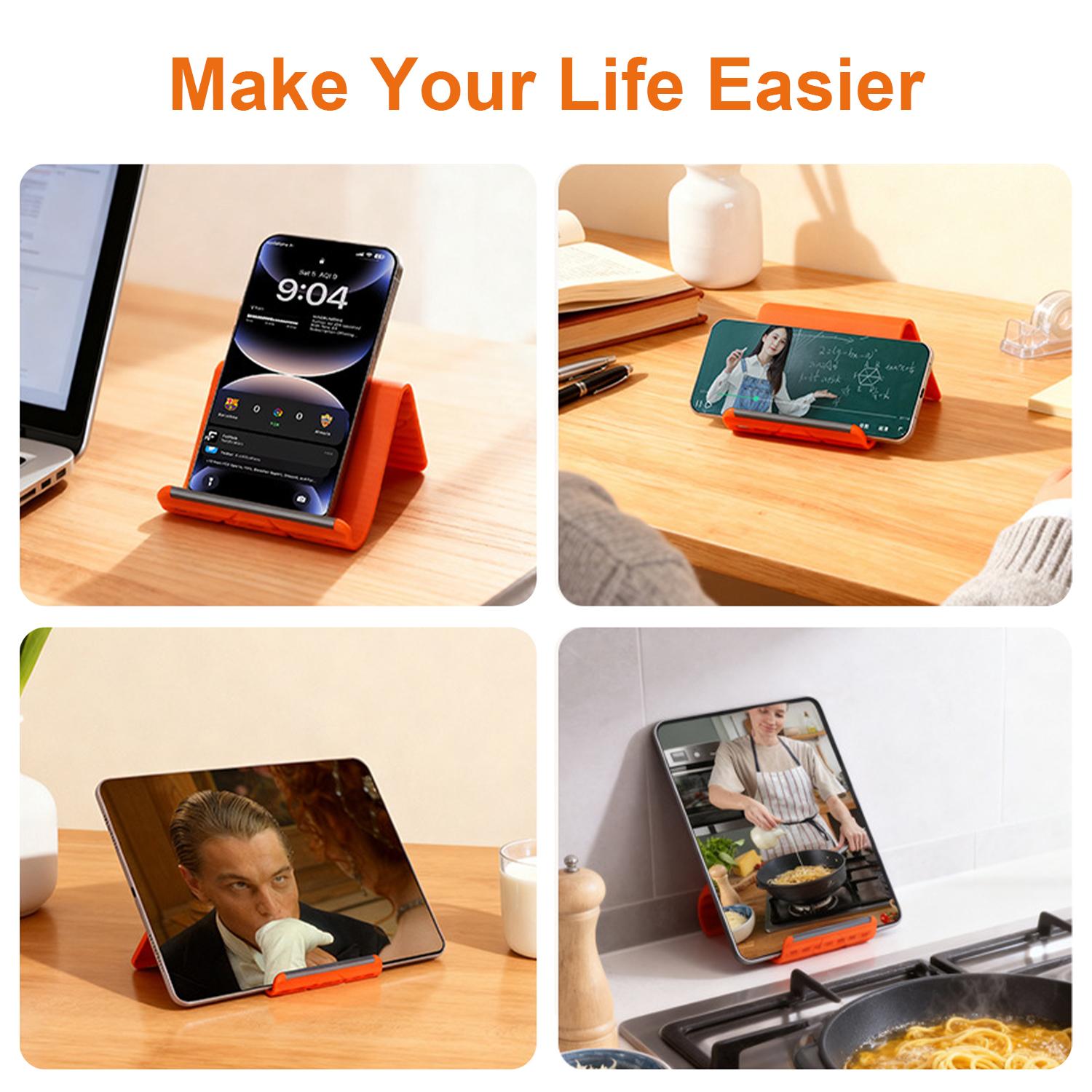 Flexible Adjustable Phone/Tablet Holder AirPlane Travel Stand Flight Cell Phone Holder Travel Essential Accessories for Most Smartphones, Tablets