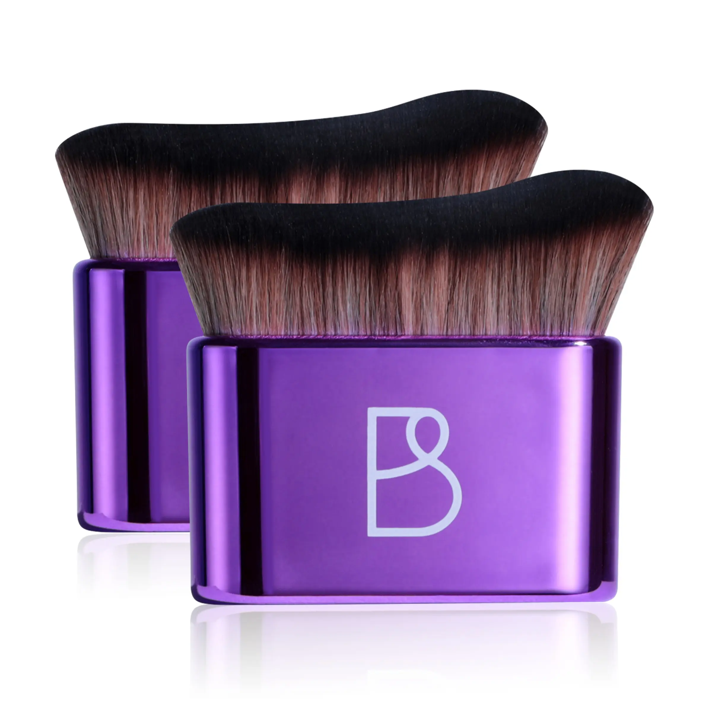 2PCS Body & Face Makeup Brush Set – Ultra Soft Dense Kabuki Brushes for Self Tanning, Body Glow & Liquid Makeup, Summer Self Tanning Brush Set, Multifunctional Makeup Brushes, Cosmetic Brushes