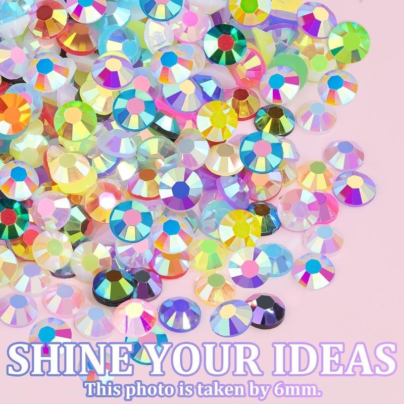 42000Pcs 42Colors 3mm Jelly Flatback Rhinestones