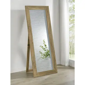 Cadence Tempered Glass Full Length Standing Mirror Mango