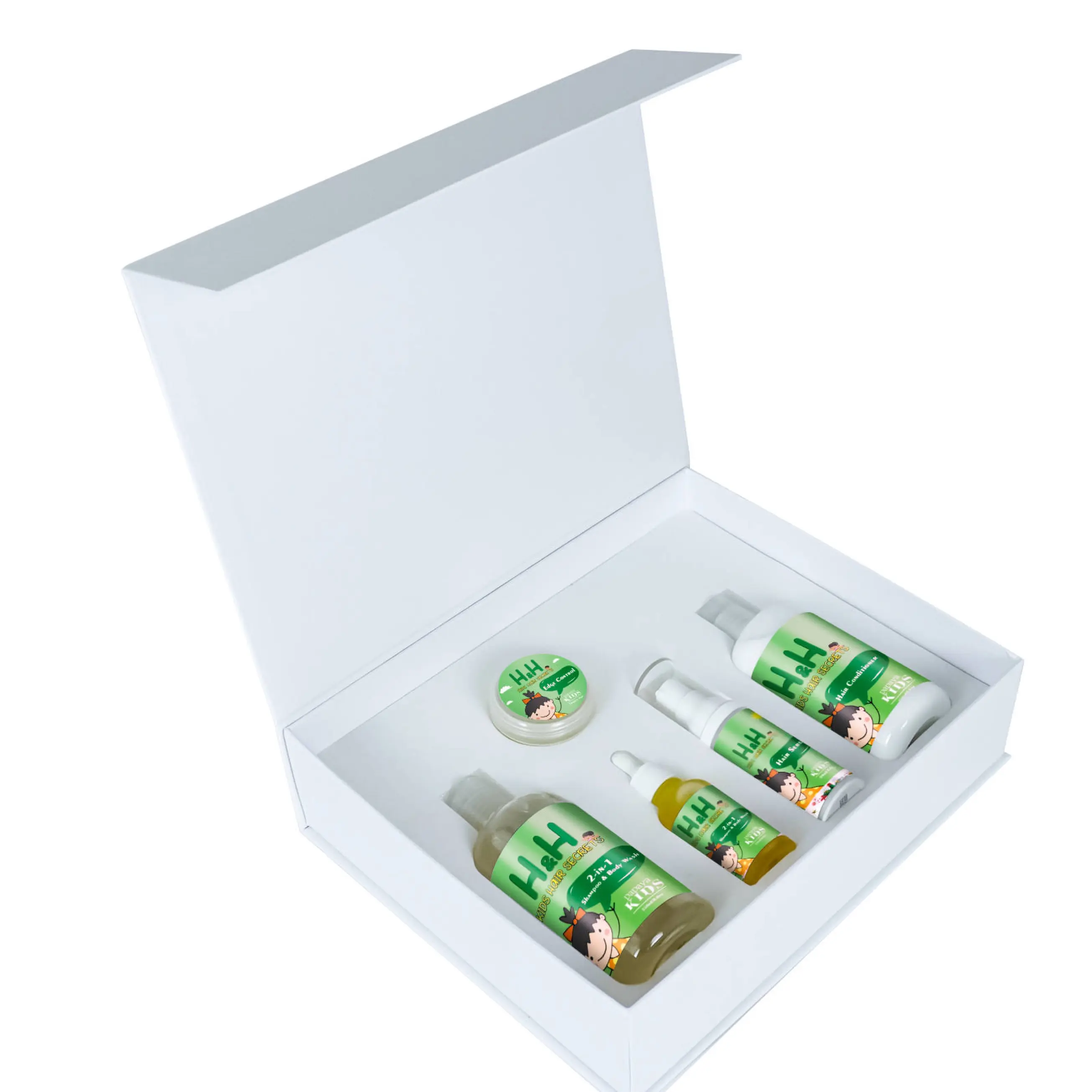 LUXURY Baby and Kids Hair Care Shampoo and Conditioner Gift Set Silicone Free Organic Oil Control