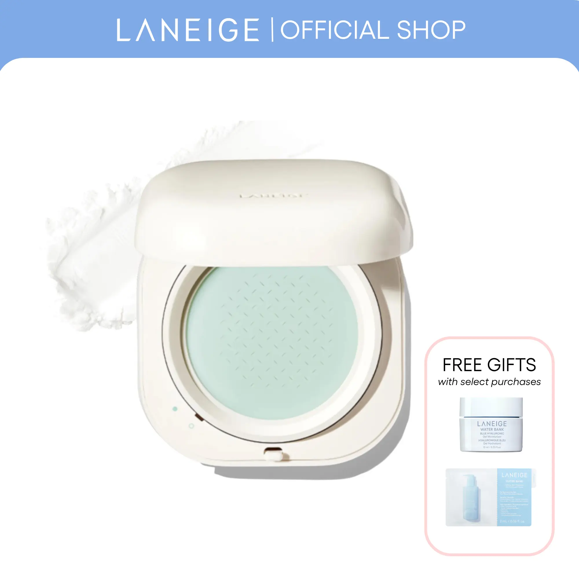 Laneige Neo Blurring Powder, Hyaluronic Acid, Semi-Matte, Skincare Powder, Makeup, Visibly Smooth