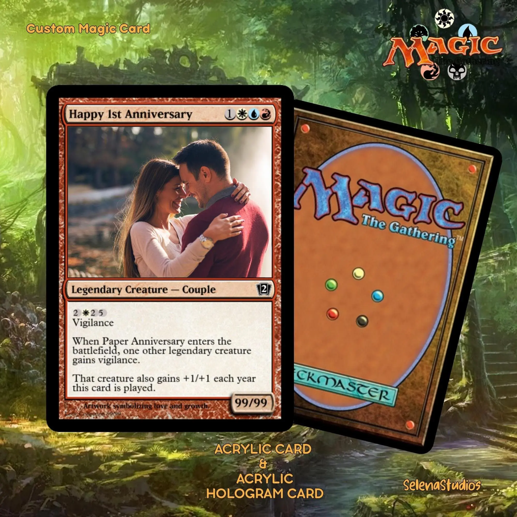 mtg anniversary cards Love the Gathering Vday Card main image 1